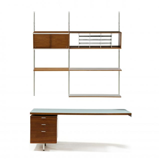 george-nelson-american-1908-1986-executive-desk-and-wall-unit
