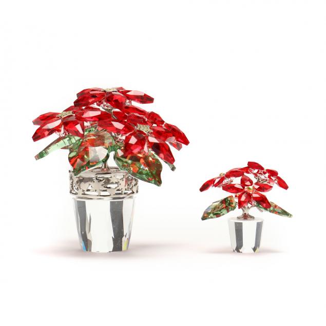 two-swarovski-crystal-poinsettia-arrangements