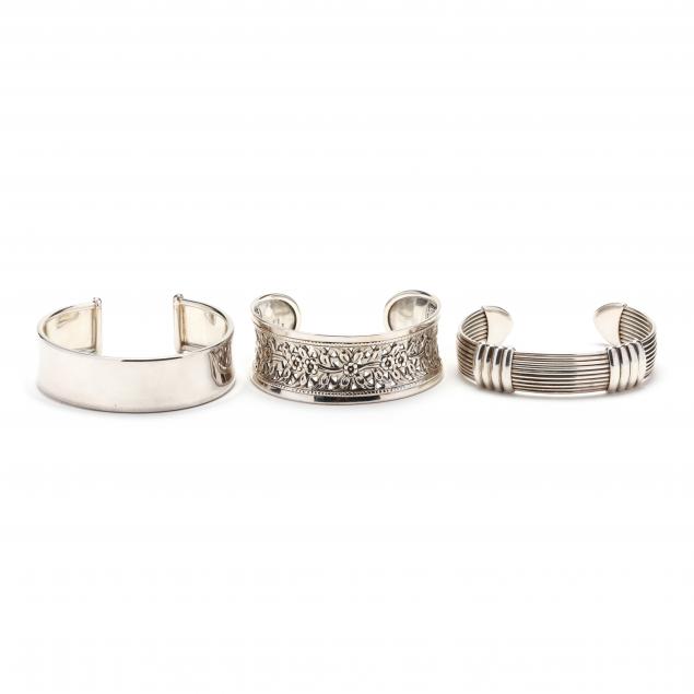 three-sterling-silver-cuff-bracelets