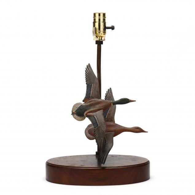 tom-ahern-pa-miniature-flying-mallards-lamp