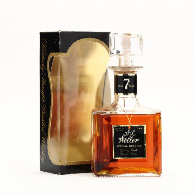 w-l-weller-special-reserve-bourbon-whiskey-in-glass-decanter