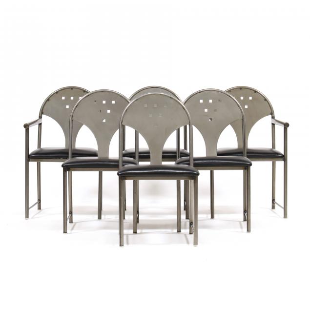 six-post-modern-steel-dining-chairs