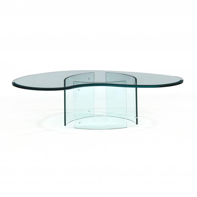 contemporary-kidney-shaped-glass-coffee-table