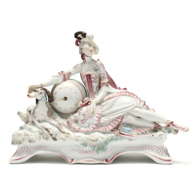 meissen-figural-porcelain-clock