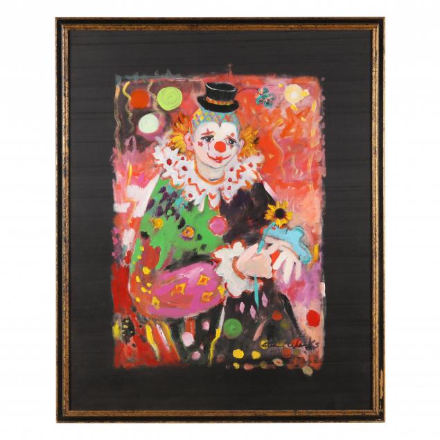 arthur-weeks-american-1930-1988-i-circus-clown-i