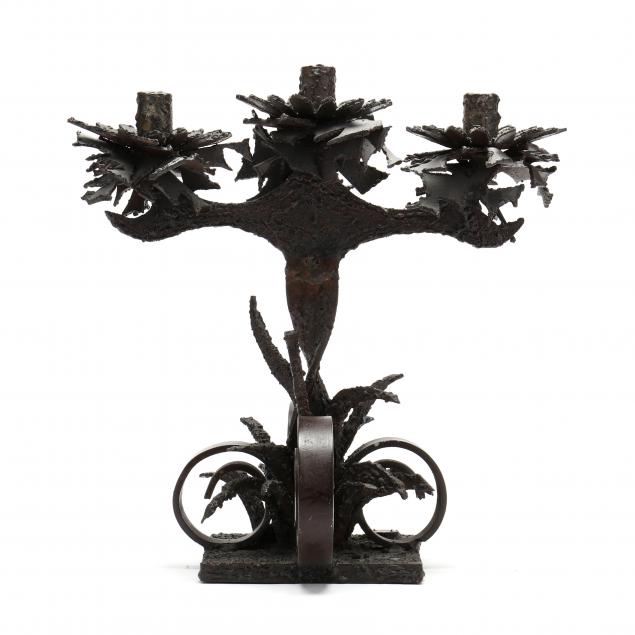 harry-m-wasserman-brutalist-steel-floral-form-three-light-candelabrum