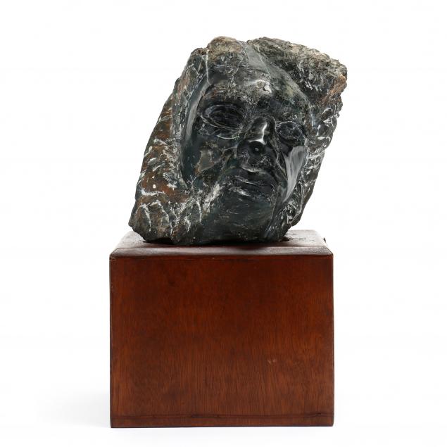 nathan-fineberg-20th-century-carved-marble-sculpture-of-a-head