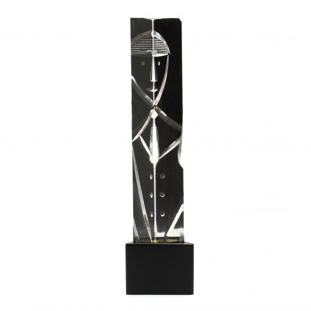 attributed-to-vicke-lindstrand-tall-glass-prism-sculpture
