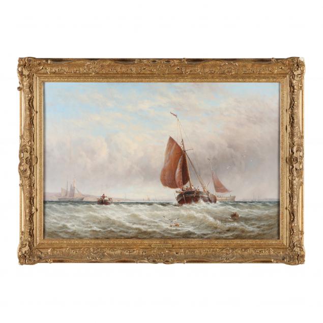 george-stainton-british-fl-1860-1890-maritime-scene-with-choppy-waters