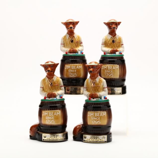 beam-bourbon-whiskey-in-fox-casino-worker-decanters