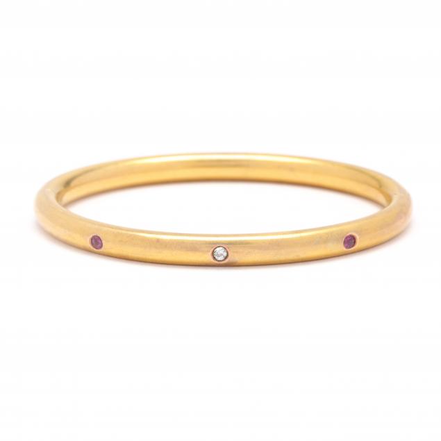 vintage-gold-filled-and-gem-set-bangle-bracelet