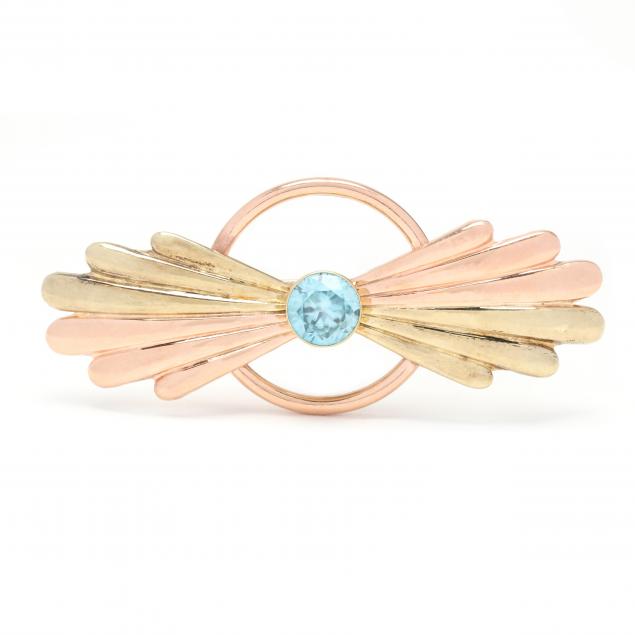 bi-color-gold-and-blue-zircon-brooch