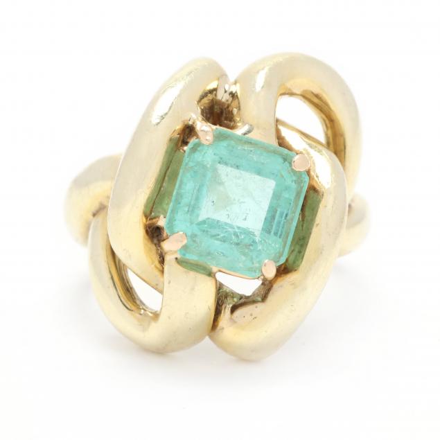 gold-and-green-beryl-ring