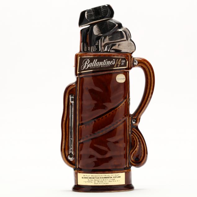 ballantine-s-blended-scotch-whisky-in-golf-bag-porcelain-decanter