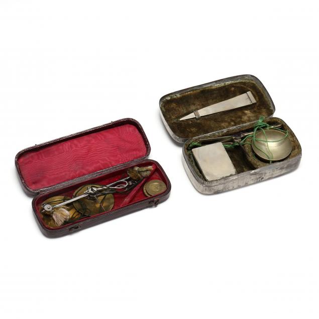 two-mid-19th-century-cased-scales-one-for-gems-and-one-for-coins