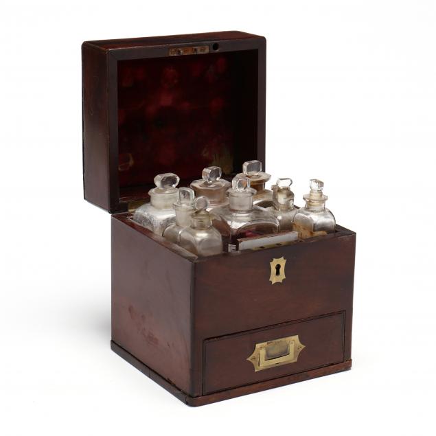 brass-mounted-cased-traveling-apothecary-set