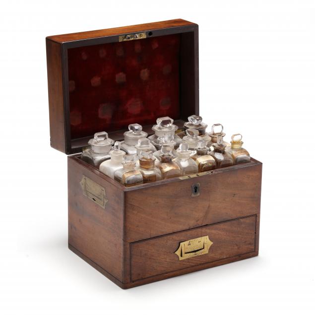 brass-mounted-cased-traveling-apothecary-set