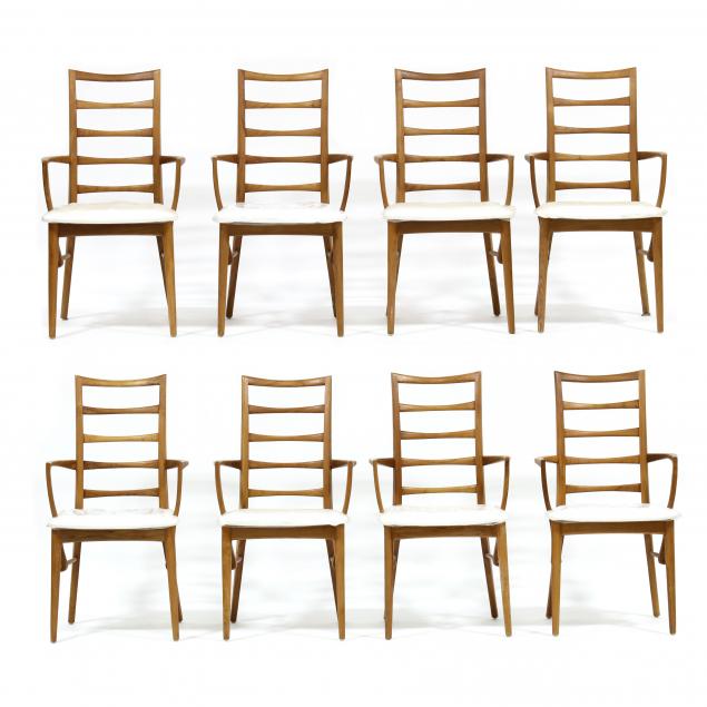 eight-danish-style-teak-armchairs