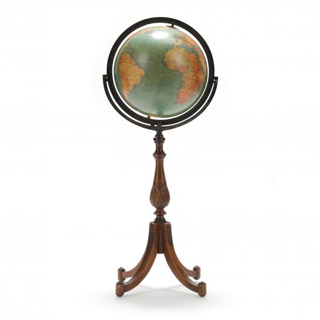 w-a-k-johnston-for-kittinger-12-inch-terrestrial-floor-globe