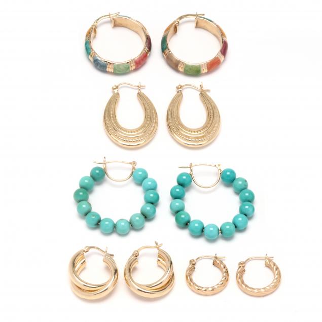 five-pairs-of-gold-hoop-earrings
