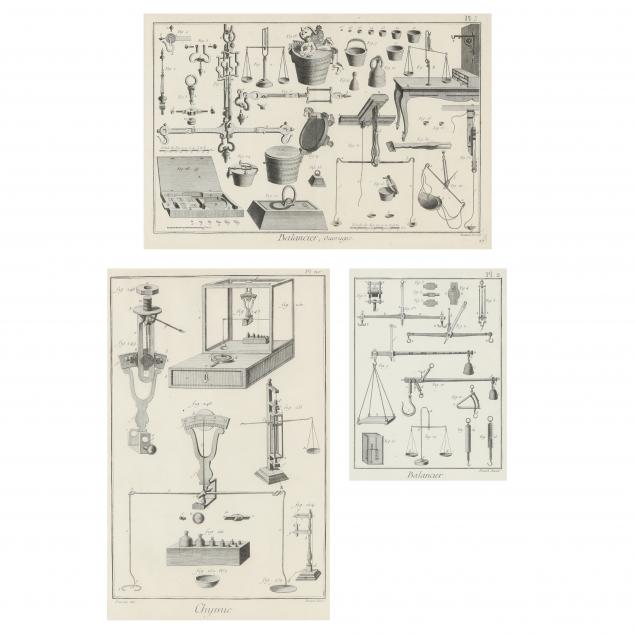 three-18th-century-french-engravings-of-weights-and-scales