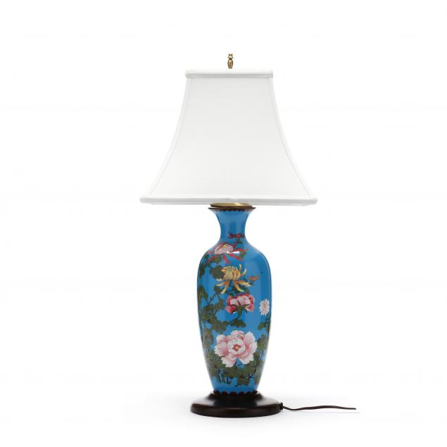 a-japanese-cloisonne-vase-lamp