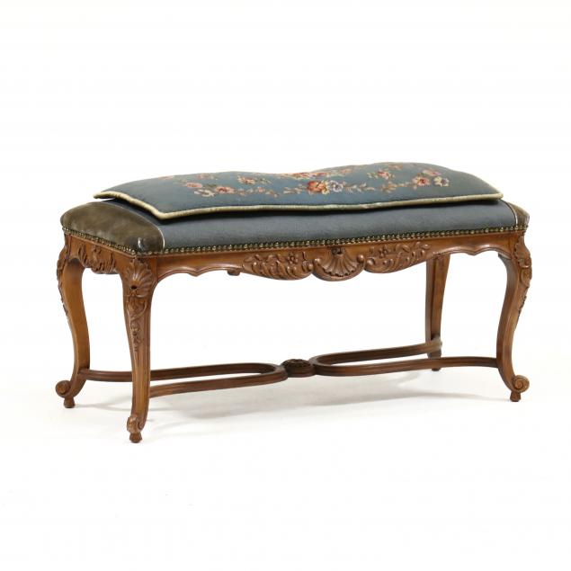 louis-xvi-style-carved-and-upholstered-bench