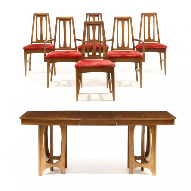 american-mid-century-walnut-dining-table-and-six-chairs