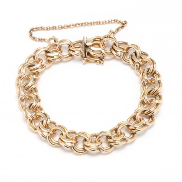 gold-link-bracelet