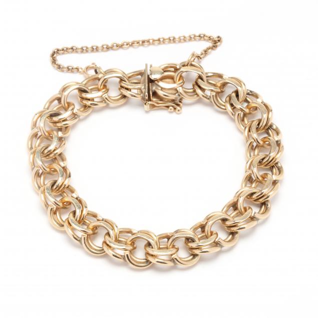 gold-link-bracelet