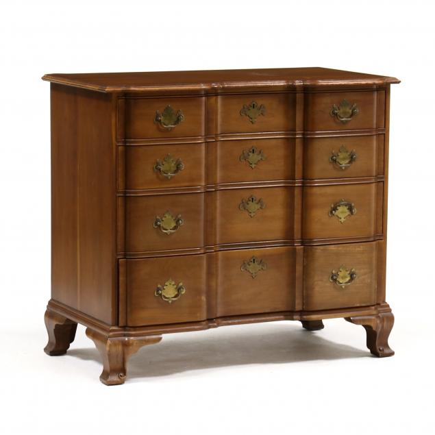 kindel-chippendale-style-cherry-block-front-chest-of-drawers