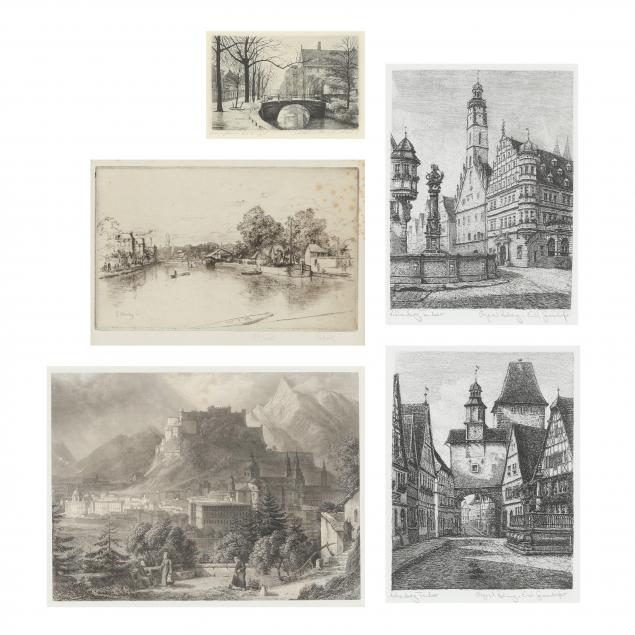 five-continental-scene-prints