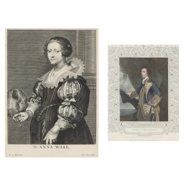 two-antique-english-portraits-after-anthony-van-dyck-and-sir-joshua-reynolds