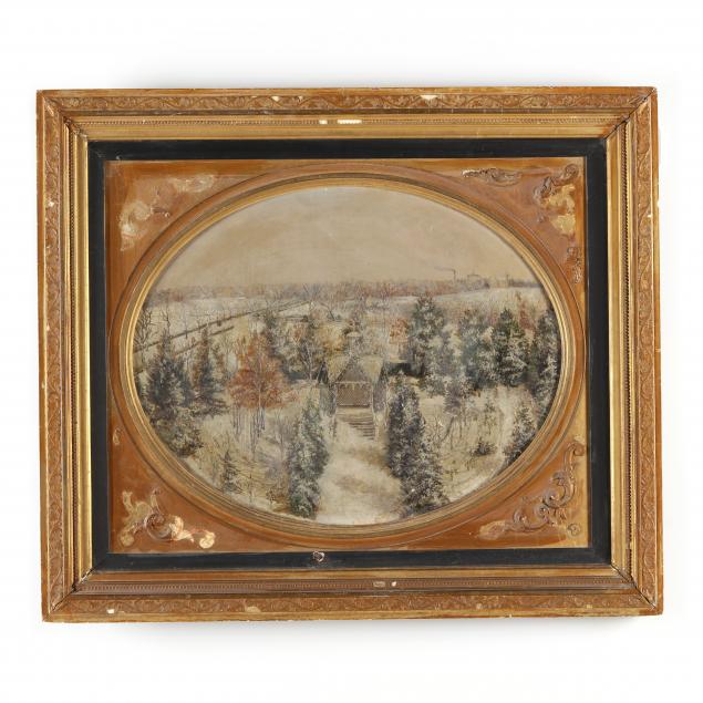 american-school-19th-century-winter-landscape-with-architectural-interest