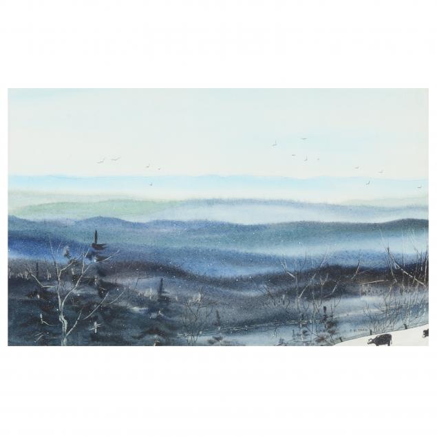 c-e-davis-american-20th-century-blue-ridge-landscape-in-snow