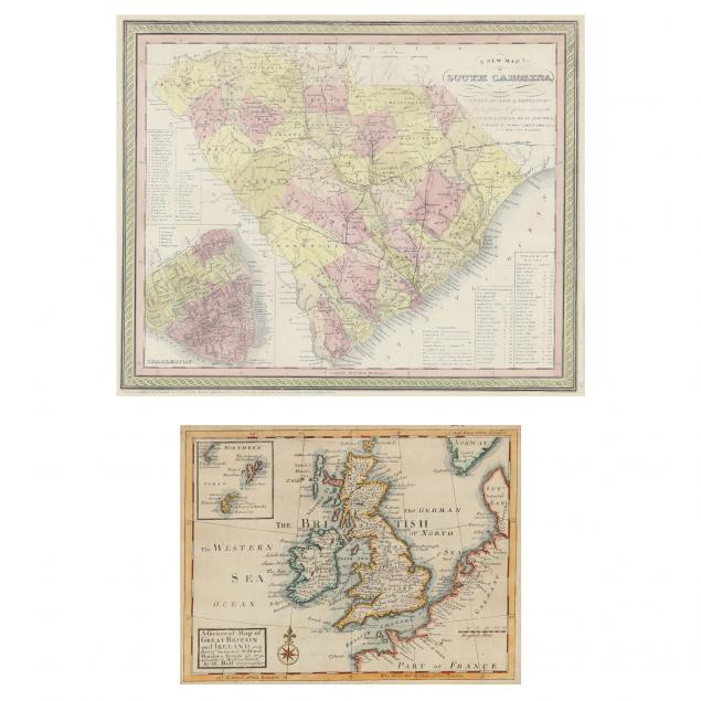 antique-maps-of-the-british-isles-and-south-carolina