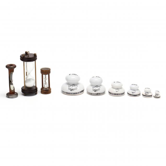 vintage-imperial-weights-and-hourglass-grouping