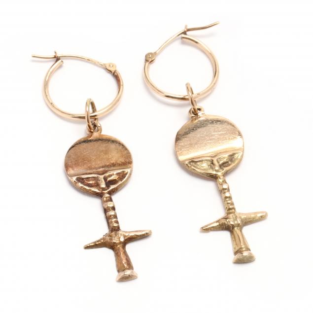 pair-of-gold-ashanti-akua-ba-figural-earrings