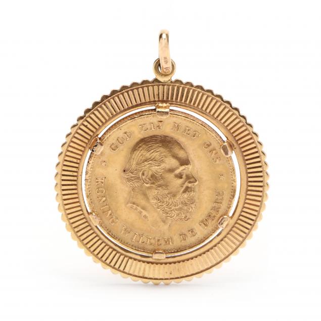 dutch-gold-coin-pendant