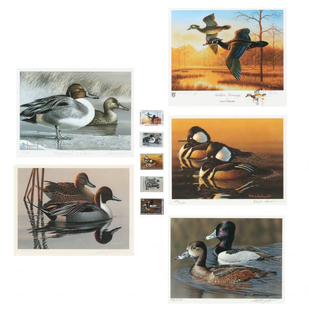 five-framed-duck-stamps-and-prints