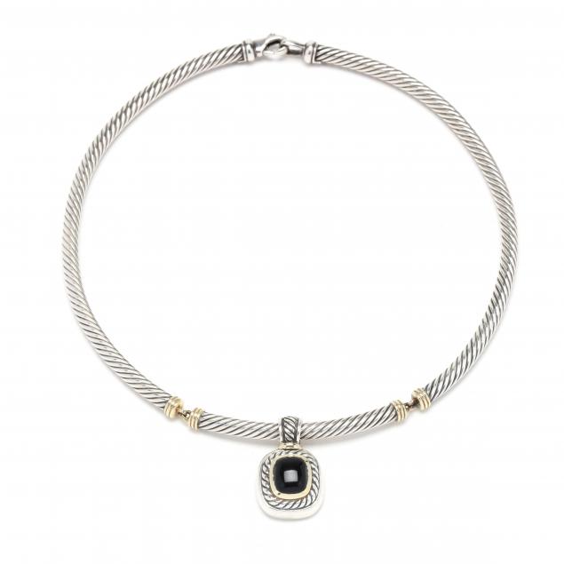 silver-and-gold-collar-necklace-with-silver-gold-and-onyx-enhancer-david-yurman