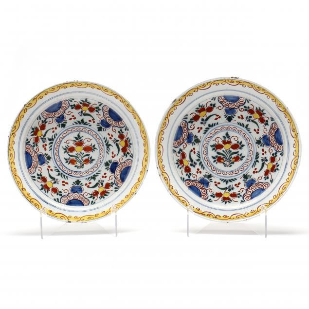 a-pair-of-dutch-delft-polychrome-chargers