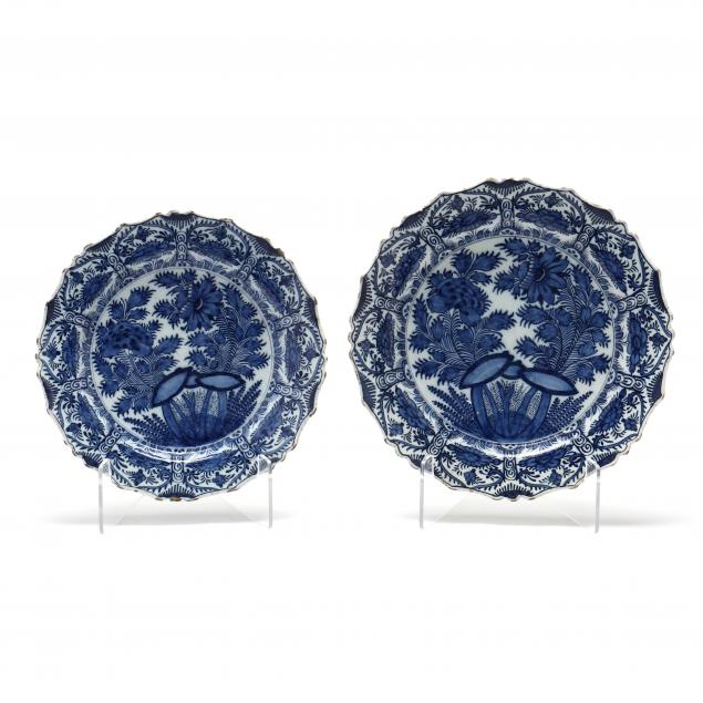 i-de-porceleyne-beyl-i-two-dutch-delft-blue-and-white-plates