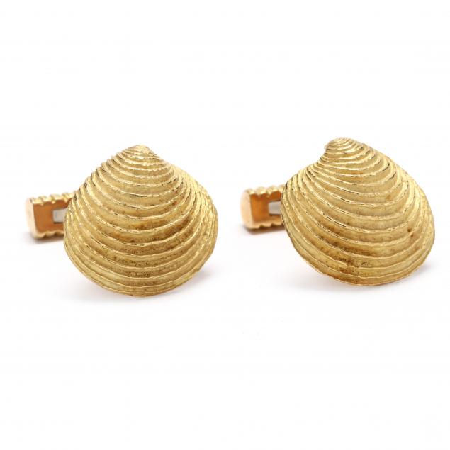 pair-of-gold-seashell-motif-cufflinks-tiffany-co