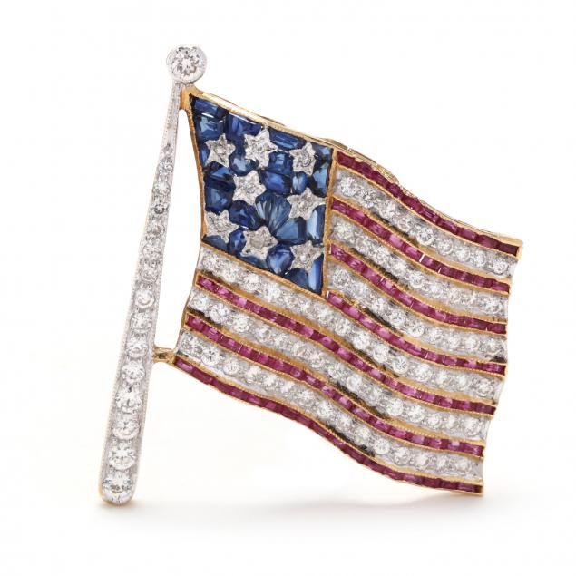 bi-color-gold-and-gem-set-american-flag-brooch-pendant