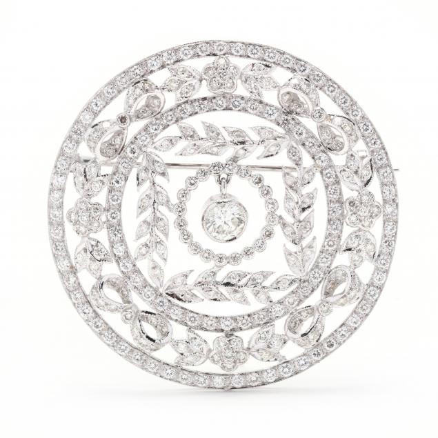 platinum-and-diamond-circle-brooch