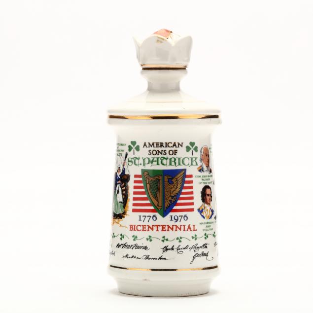 old-fitzgerald-bourbon-whiskey-in-american-sons-of-st-patrick-decanter