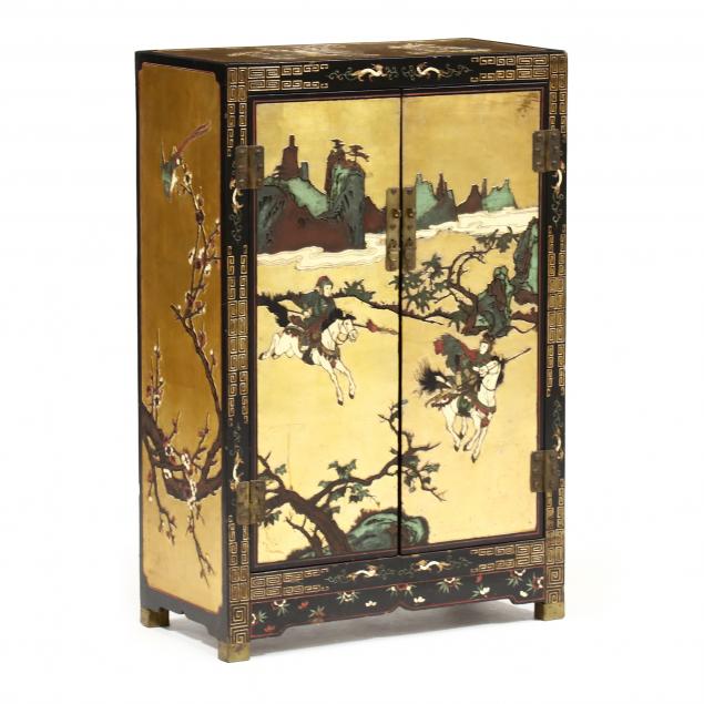 vintage-chinese-diminutive-coromandel-lacquer-cabinet