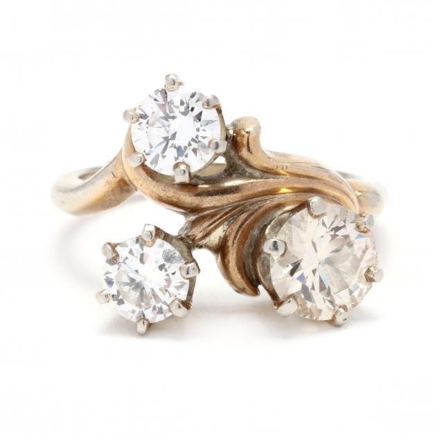 gold-and-diamond-three-stone-ring