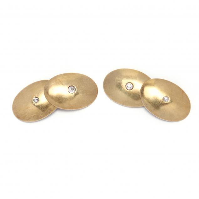 vintage-gold-and-diamond-cufflinks